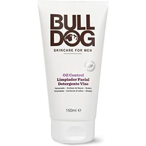 Bulldog Oil Control Face Wash 150ml - Detergente viso uomo specifico per pelli grasse all'amamelide, corteccia di salice e ginepro