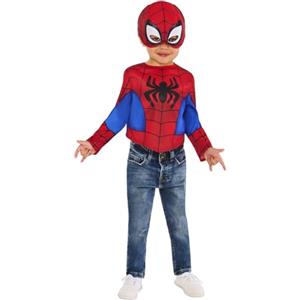 RUBIE'S Top classico Spidey + Maschera - Taglia unica 3-4 anni