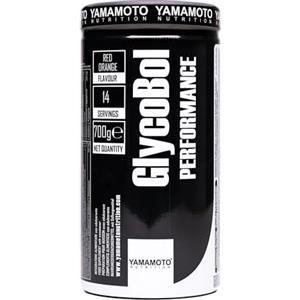 YAMAMOTO NUTRITION GlycoBol PERFORMANCE 700 gr, Integratore Alimentare di Carboidrati con Ciclodestrine Cluster Dextrin, EAA e Glutammina Peptide, Supporta l'Allenamento Intenso, Gusto Arancia Rossa