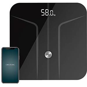 Cecotec Bilancia pesapersone Surface Precision 9750 Smart Healthy. Misurazione BIA, connessione Bluetooth, display Led, funzione BabyWeight