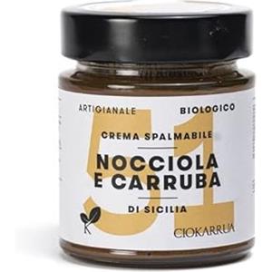 Il Tomolo Crema Spalmabile alla Nocciola e Carruba- Biologico - Senza Gluitine - Senza Lattosio - Vegano