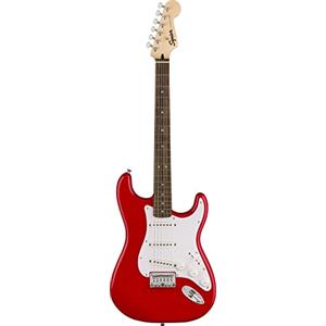 Fender Squier by Fender Sonic Stratocaster HT, Torino Red, Tastiera in Alloro, Battipenna Bianco, Chitarra Elettrica, Include Lezioni Virtuali Gratuite