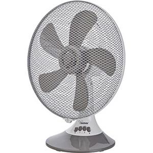 bimar VT333 Ventilatore da Tavolo 30 cm, Ventilatore silenzioso,con Selettore 3 Velocità, Elica con 5 con Pale, Orientabile Destra - Sinistra, Inclinazione Regolabile Alto - Basso, Motore 45W