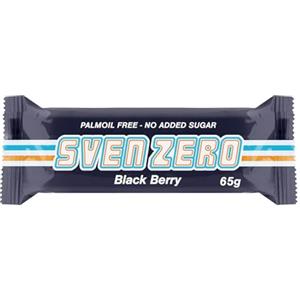 SvenJack Sven ZERO Barrette di Avena Gusto Mora - Snack Energetico Senza Zuccheri Aggiunti e Senza Olio di Palma - Ideale Sport, Palestra e Tutti i Giorni - Confezione 20 x 65g