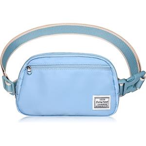 DMLuna Piccola borsa a tracolla da donna alla moda, leggera, per donne e uomini, mini marsupio con cinghia regolabile per corsa, allenamento, viaggi