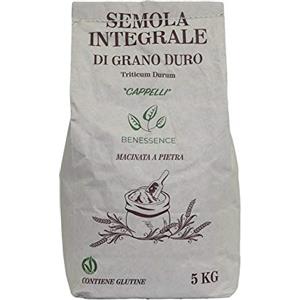 Benessence - Semola Integrale di Grano Duro Cappelli - 5 kg