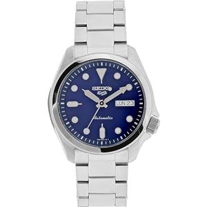 Seiko Orologio da uomo analogico automatico con cinturino in acciaio inox SRPE53K1, argento, Sport