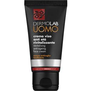 Dermolab Uomo - Crema Viso Antietà Rivitalizzante, con Aloe Vera e Acido Ialuronico, Effetto Tonificante e Rigenerante, Contrasta l'Invecchiamento Cutaneo, Dermatologicamente Testato, 50 ml