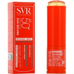 SVR Sun Secure Easy Stick SPF50 Ricarica 10g - Gel Stick Invisibile per Viso e Labbra, Resistente all'Acqua
