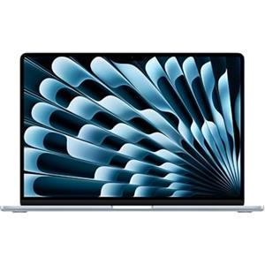 Apple Portatile MacBook Air 15'' con chip M4 (2025): progettato per Apple Intelligence, display Liquid Retina da 15,3'', 16GB di memoria unificata, 256GB di archiviazione SSD, Touch ID; Celeste