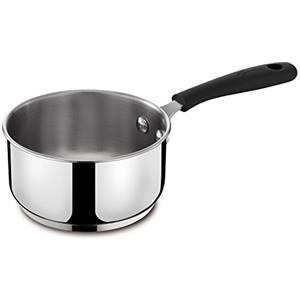 Lagostina Gioiosa Casseruola Fonda in Acciaio Inox 18/10 Ø 14 cm, Pentola Induzione, Gas e Forno fino a 250 °C, Finitura Lucida Esterna e Satinata Interna, con Manico in Bakelite