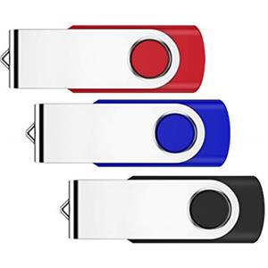 Fesaymi 8GB Chiavetta USB 3 Pezzi, Fesaymi Pen Drive 8GB Penna USB 2.0 Unità Chiavette 8 Giga Pendrive offerta Pennetta USB Flash Drive Memoria Per PC/Tablet/TV/Auto(Multicolor)