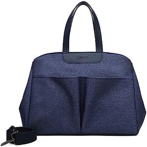 Vllcsla Borse Fasciatoio per Carrozzine, Blu scuro, Zaino Fasciatoio Impermeabile, 2 Ganci Passeggino, Zaino Mamma Multifunzione Grande, Borsa per Pannolini Zaino, Borsa Bebè Mamma Papà