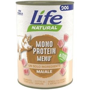 Life petcare Life Dog Patè Umido per Cani Monoproteico Maiale 400g
