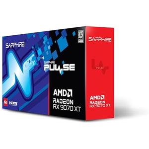 Sapphire PULSE AMD RADEON™ RX 9070 XT GAMING, Scheda video 16 GB, DUAL HDMI/DUAL DP