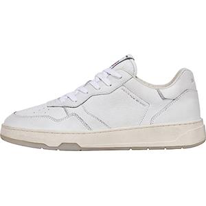 Crime London Sneaker Uomo Timeless 16205 in Pelle Bianca White, 45