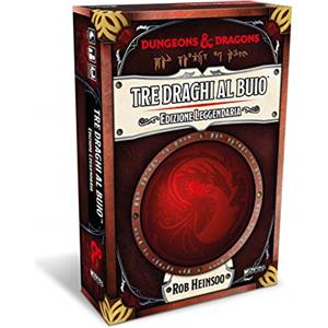 Asmodee Tre Draghi al Buio, Edizione Leggendaria - Gioco di Carte, 2-6 Giocatori, 14+ Anni, Edizione in Italiano