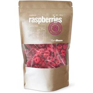 GymBeam Lamponi Liofilizzati 100 g - Frutta Liofilizzata Ricca di Vitamine, Minerali e Antiossidanti, Senza Zuccheri Aggiunti