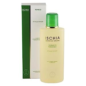 Ischia Cosmetici Naturali Tonico Termale - 200 ml, Collagene Vegetale e Vitamina E per Pelle Luminosa e Tonica