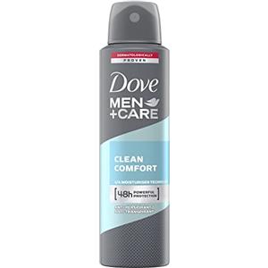 Dove Men+Care - Deodorante da uomo anti-traspirante pulito, protezione ed efficacia 48 ore, spray 150 ml