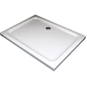 LANERI Piatto Doccia in Abs Acrilico Rinforzato Con Fibre Di Vetro e Resina Poliestere (80x120 rettangolare)