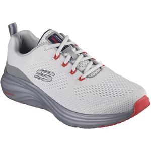 Skechers Vapor Foam, Sneaker Uomo, Gray Mesh/Synthetic/Orange Trim, 39.5 EU