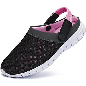 SAGUARO Zoccoli per Uomo Donna Sandali da Spiaggia Antiscivolo Traspirante Scarpe da Mare Pantofole Estate Ciabatte Giardino Outdoor, Rosa, 36 EU