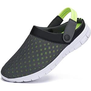 SAGUARO Zoccoli per Uomo Donna Sandali da Spiaggia Antiscivolo Traspirante Scarpe da Mare Pantofole Estate Ciabatte Giardino Outdoor, Verde, 47 EU