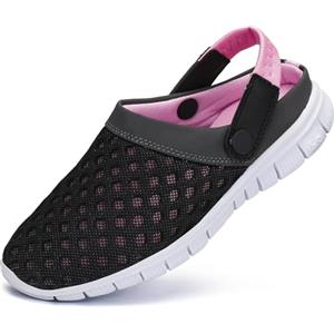 SAGUARO Zoccoli per Uomo Donna Sandali da Spiaggia Antiscivolo Traspirante Scarpe da Mare Pantofole Estate Ciabatte Giardino Outdoor, Rosa, 37 EU