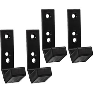 BESPORTBLE J-Hooks Supporto per Bilanciere per Rack di Potenza E Squat Porta Bilanciere Supporto per Barra Sospesa Attacco per Rack Squat per Presse per Sollevamento Pesi 4 Pezzi