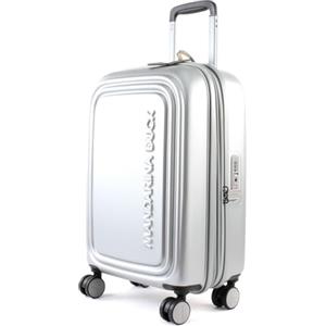 Mandarina Duck Logoduck + Trolley Cabin Exp, Bagaglio Valigia Unisex - Adulto, Argento (Silver), 35x55x23/26(LxHxW)