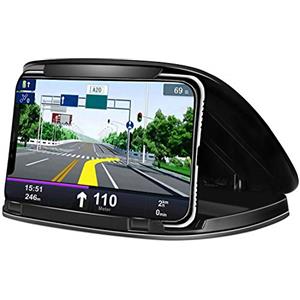 MATEIN Porta Cellulare da Auto, Supporto Smartphone per Auto Antiscivolo per Telefoni da 3-6, 8 Pollici, Adatto per Samsung,iPhone,Huawei,Xiaomi,One Plus,Sony Xperia e GPS - Nero