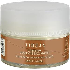 Thelia Beauty | Crema Nutriente Antiossidante Anti-Age con Coenzima Q10, Bio Ceramidi e Vitamina E, Prodotto Naturale Senza Parabeni, Dermatologicamente Testato, Made in Italy, 50 ml