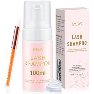 EMEDA 100ML Shampoo Per Ciglia con pennello kit Detergente Schiumogeno 100ml mousse lash extension