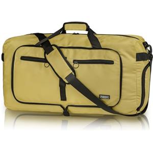 Fmeida 65L Borsone da Viaggio Unisex Adulto, Grande Borsone Palestra con Scomparto per Scarpe e Tracolla, Impermeabile Duffel Bag Borsa Sportivo