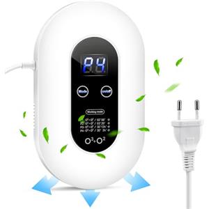 ICARE Generatore di Ozono Purificatore d'aria, Mini Purificatore d'Aria Ozono, Sterilizzatore per Deodorizzazione Dell'Ozono, Deodorante per Ionizzatore di Ozono per Bagni, Animali Domestici, Formaldeide