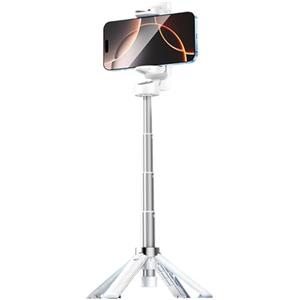Yugugomo Tripode di selfie stick, supporto per treppiede telefonici,Tripode del titolare del telefono - Remoto wireless per la registrazione video selfie a 360 ° in streaming in streaming live per cellulare