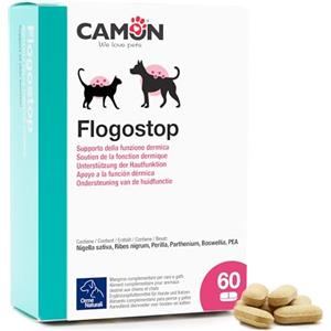 CAMON - Flogostop Compresse, 60 Cps, Mangime Complementare per Cani e Gatti