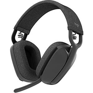 Logitech Cuffie auricolari wireless leggere Zone Vibe 100 con microfono antirumore, cuffie Bluetooth multipoint avanzate, compatibili con Teams, Google Meet, Zoom, Mac/PC - grigie