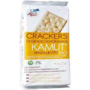 La Finestra Sul Cielo Crackers di Kamut Bio Vegan Senza Lievito con Olio Extravergine di Oliva - 290 g