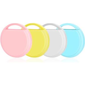 LUIRSAY Air Localizzatore Tag, 4 pezzi Tracker Tag Compatibile con Apple Dov'è (solo iOS) Air Tracker per Trova Oggetti e Chiavi, Bagagli, Valigie(Non supporta Android)