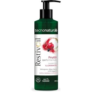 RestivOil Tecnonaturae Shampoo Illuminante Capelli Normali Frutti Iperfermentati Oli Leggeri Biodegradabile 250ml