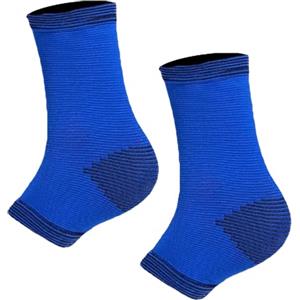 Baoblaze Protezione per polso e caviglia per bambini Tutori per caviglia per bambini Maniche elastiche Tutore per supporto per caviglia per basket, mma, calci, Blu