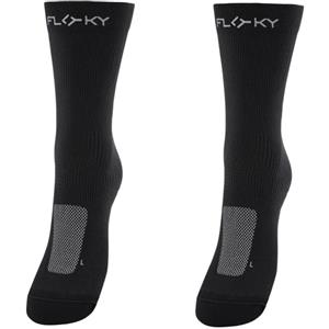 Floky Calze Running Up Medium Biomeccaniche Nero - Taglie XS/S, M/L, L/XL