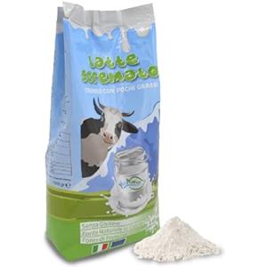 NuNatur Latte Scremato in Polvere, instataneo,Senza Glutine,Fonte Naturale di Calcio,Fonte di Proteine 1KG