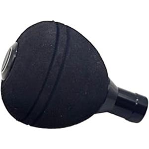 Hasaller Manopola per mulinello da pesca in materiale EVA per modelli Daiwa, adatta a alberi da 26 5 mm, 27 5 mm (nero)