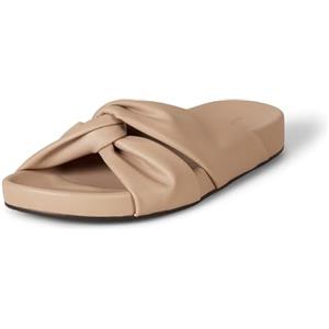 Amazon Essentials Sandalo con motivo intrecciato Donna, Beige, 44.5 EU