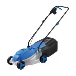 Hyundai Rasaerba Elettrico a Spinta 1200 W con Taglio da 32 cm e Capacità di Raccolta di 25 Litri