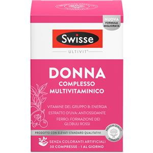 Swisse Multivitaminico Donna - Integratore alimentare con 13 vitamine, 10 minerali e 3 estratti erbali - 30 compresse