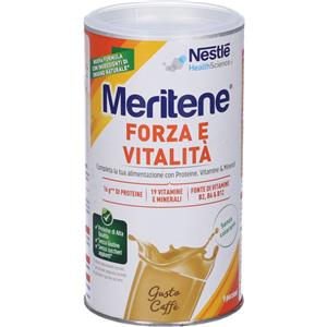 Nestlé Meritene Forza & Vitalità Integratore Energetico Polvere Caffè 270g con 16g di Proteine e 19 Vitamine e Minerali